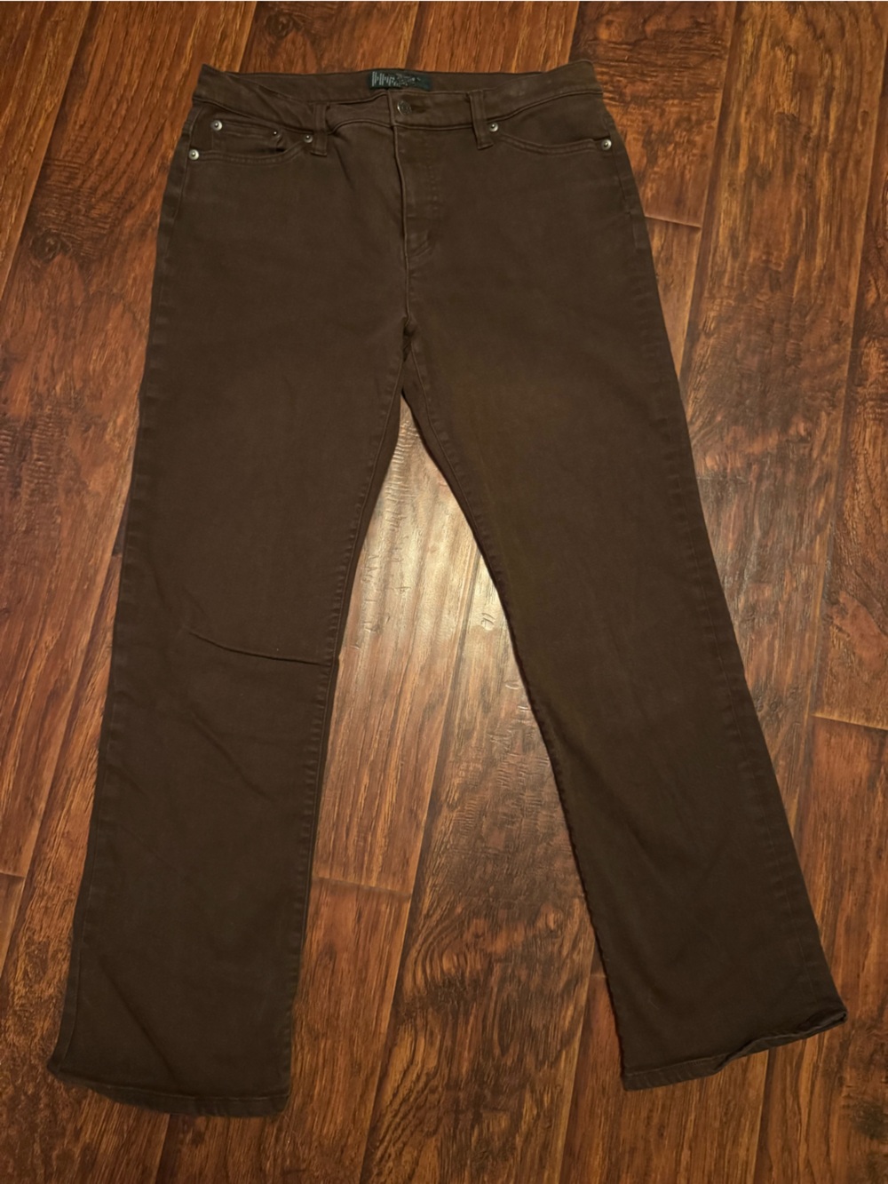 Ralph Lauren Women's Brown Classic Straight Jeans 12P